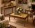 Distinctive vintage three-piece Western table set with strong ranch and lodge character. The coordinated set includes a...