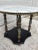 Hollywood Regency Vintage Palm Beach Style Marble Top Accent Table For Sale - Image 3 of 11