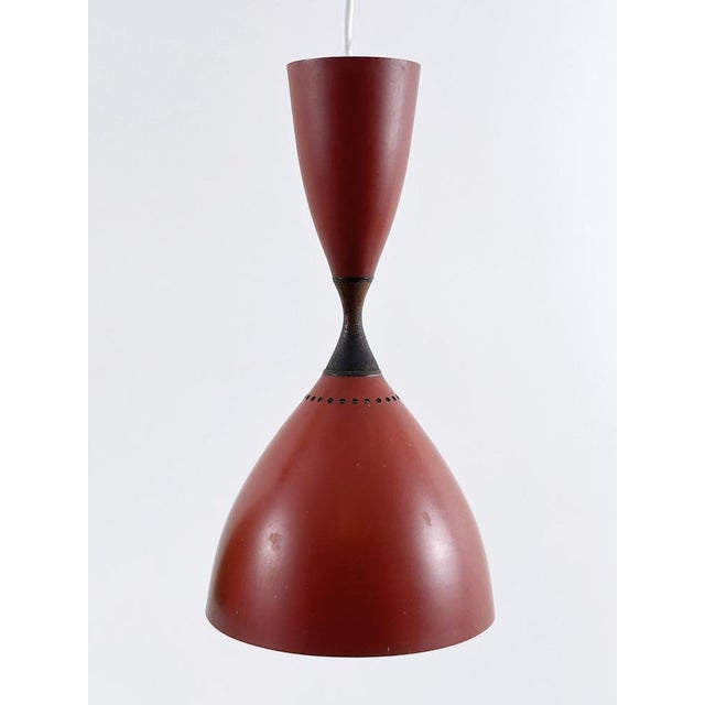 Vintage Diabolo Pendant Lamps by Svend Middelboe for Nordisk Solar, 1950s, Set of 3 For Sale - Image 16 of 18