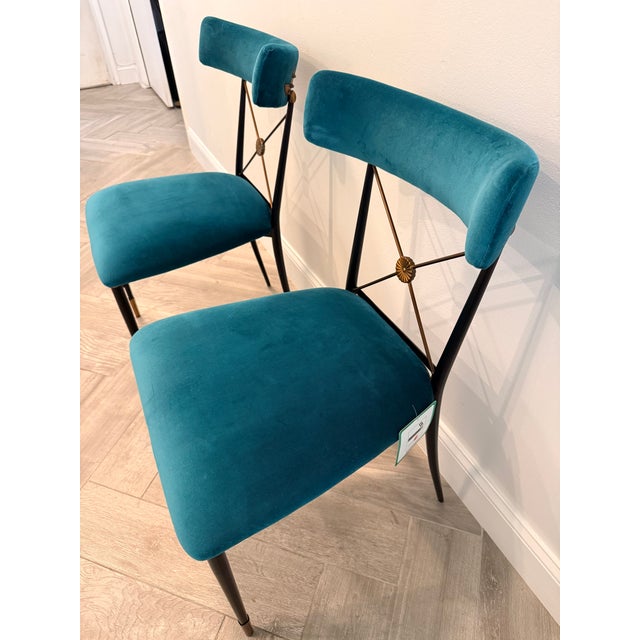 Jonathan Adler Jonathan Adler Rider Dining Rialto Chairs For Sale - Image 4 of 10