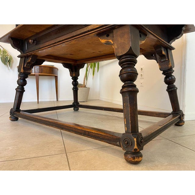 Baroque Farm Table, 1800s For Sale - Image 12 of 16