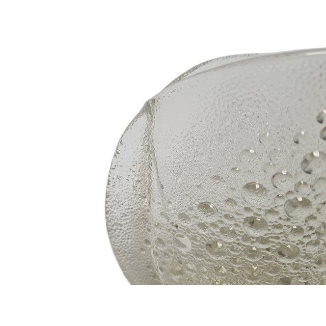 Glass Asteroid Vase by Jan Sylwester Drost for Ząbkowice Glassworks, 1970s For Sale - Image 7 of 14