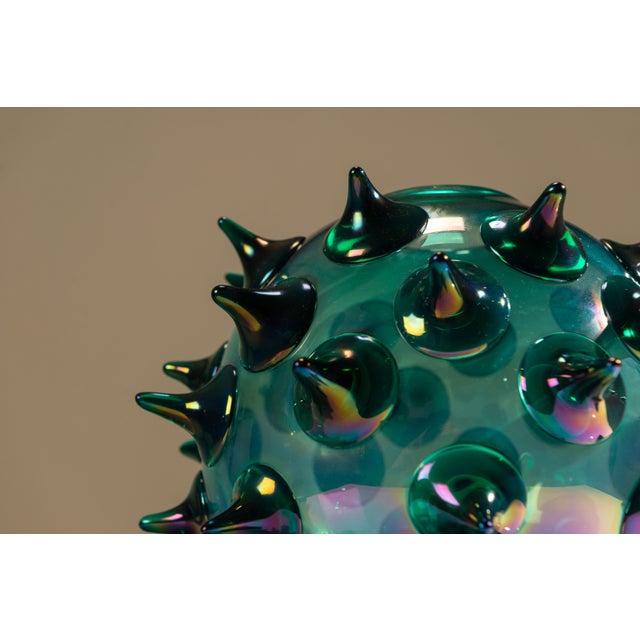 Riccio Vase in Green by Gae Aulenti for Venini, Italy, 2006 For Sale - Image 11 of 15