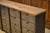 Six-Column Filing Cabinet with Oak Top by Strafor, 1950s For Sale - Image 9 of 16
