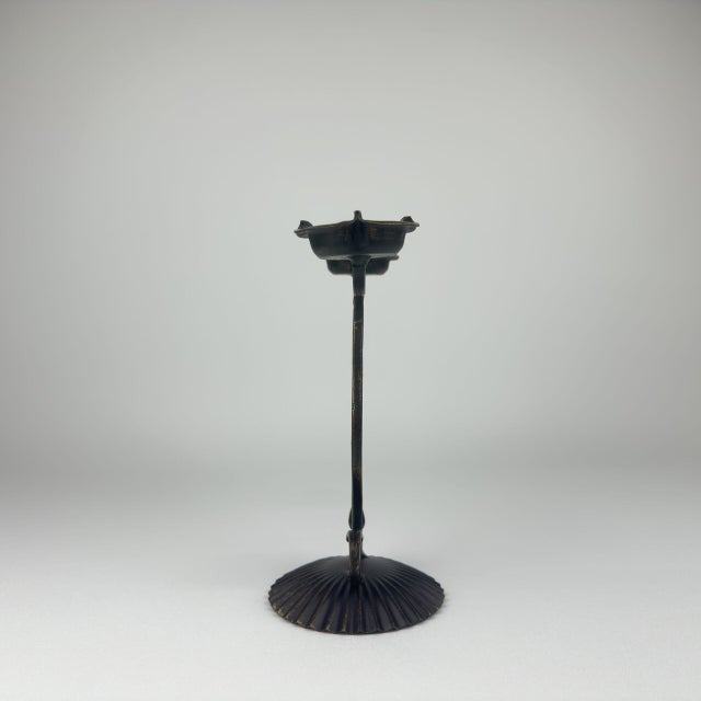 2020s Libby Candlestick | Handcrafted Dual-Arm Metal Candle Holder for Elegant Decor For Sale - Image 5 of 7