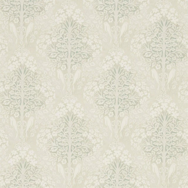 Sanderson Lerena Wallpaper in Willow For Sale