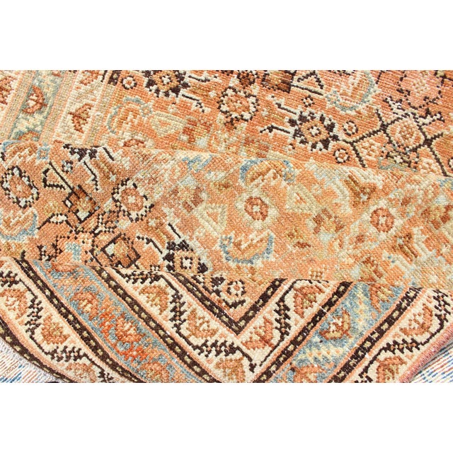 Antique Persian Malayer Runner With Allover Botanical Design 3'3 X 10'9 For Sale - Image 10 of 11