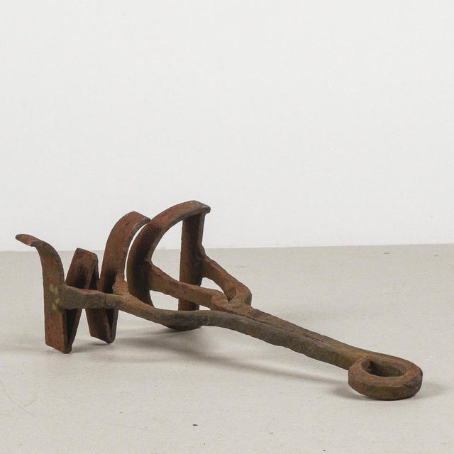 Antique Fire Branding Stamp Tool with Initials D.M. For Sale - Image 6 of 9