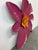 Metal Pat & Andre Juneau Metal Flower Wall Sculpture, Extra Large For Sale - Image 7 of 12
