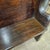Antique Oak English Church Pew Bench With Low Carved Arms For Sale - Image 9 of 13
