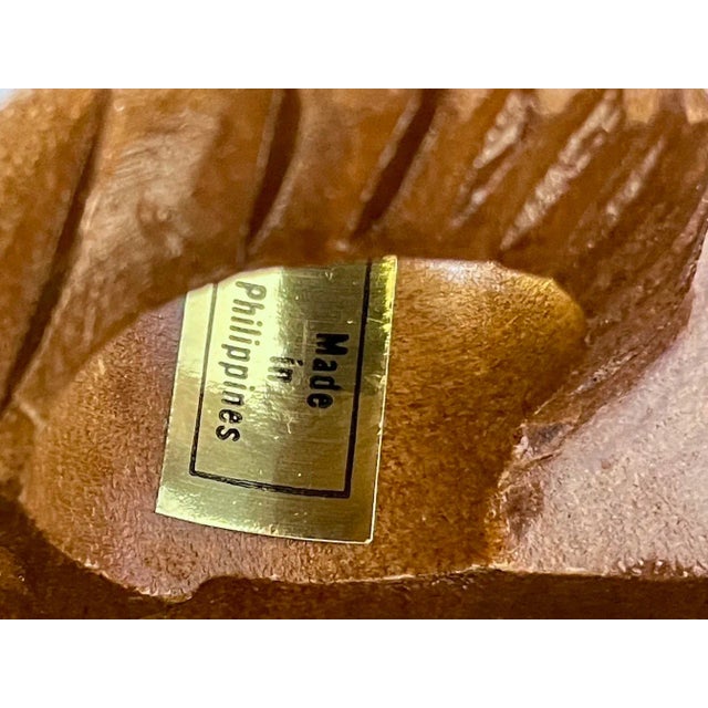 Vintage Carved Walnut Animal Napkin Rings, S/4 For Sale In Atlanta - Image 6 of 6