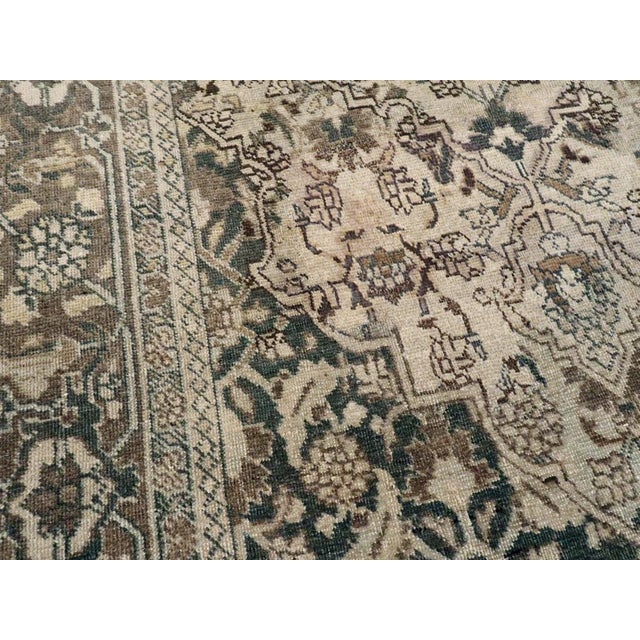 Rustic Galerie Shabab Collection Early 20th Century Persian Tabriz Rug For Sale - Image 3 of 6