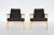 Set of Beech & Felt Armchairs by Valerija Ema Cukermaniene for Vilnius Furniture Factory, 1960s For Sale - Image 9 of 9