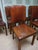 Antique Dutch Art Deco Leather Dining Chairs, 1920s, Set of 6 For Sale - Image 9 of 18