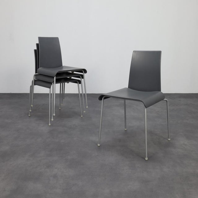 Vintage Dining Chairs from B&B Italia, 1990s, Set of 4 For Sale - Image 11 of 11