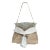 Late 20th Century Alberto Di Canio Italy Tasseled Soft Lambskin Luxury Leather Handbag For Sale