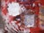 Red Splatters on Grey Field - Abstract Expressionist in Acrylic on Linen by D Whalen For Sale - Image 4 of 10