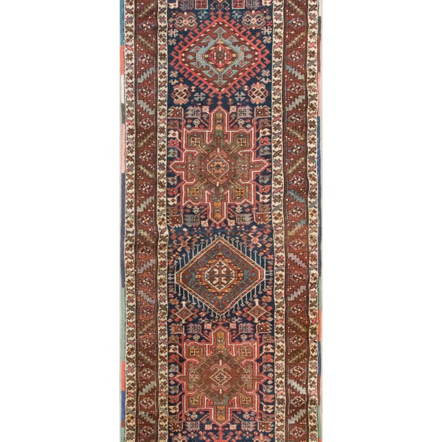 Persian Early 20th Century Persian Heriz Rug For Sale - Image 3 of 18