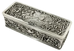 Dutch Silver Box by Zaanse Silversmederij, 1916