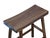 Wood Oriental Walnut Brown Rectangle Backless Slim Stool Bench Side Table For Sale - Image 7 of 7