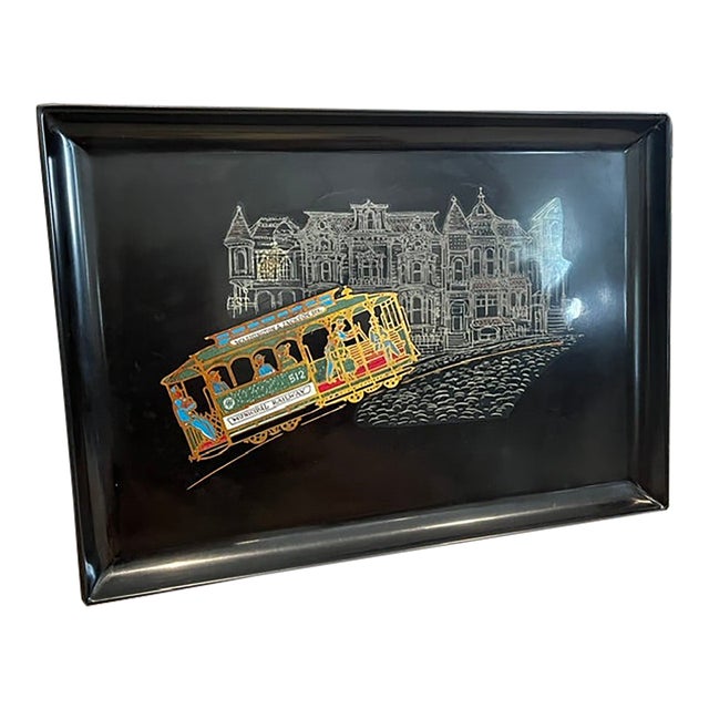 Couroc of Monterey Phenolic Resin Tray For Sale