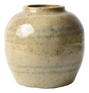 Chinese Ceramic Ginger Jar, 1800s