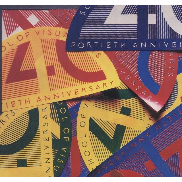 Artist: Milton Glaser Title: SVA- The First Forty Years Year: 1987 Signed: No Medium: Offset Lithograph Paper Size: 45 x...