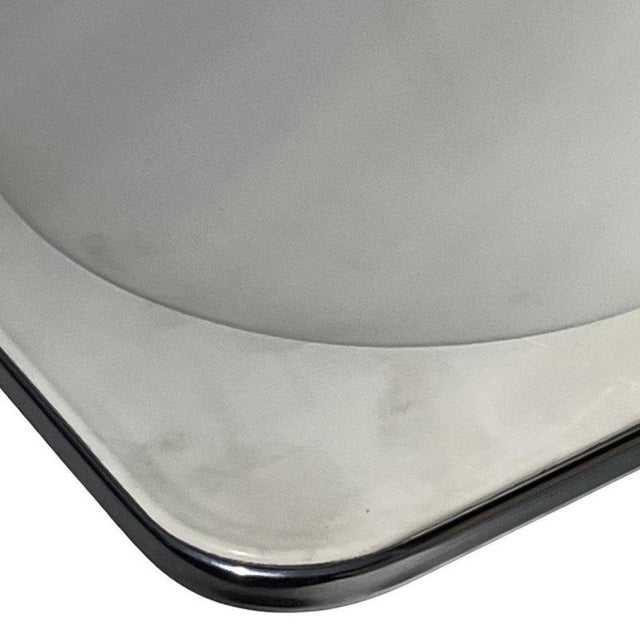 Plastic Plia Acrylic Folding Chair with White Seat & Chrome Frame by Giancarlo Piretti for Castelli For Sale - Image 7 of 10