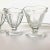 Vintage set of 4 clear glass ice cream, sundae glasses 3.40"D X 3.90"H , makers mark "Anchor, Knowing to be for anchor...