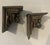 Boho Chic Carved Wood Elephant Head Floating Wall Shelves - A Pair For Sale - Image 3 of 8
