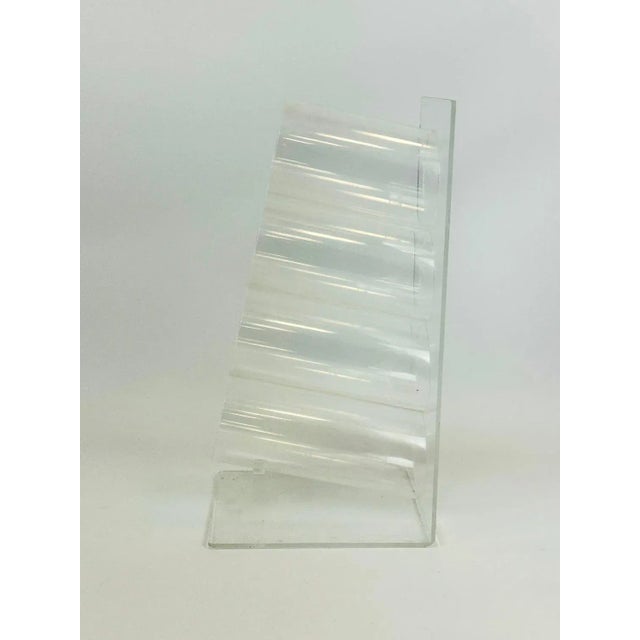 Vintage Acrylic Wine Rack, 1970s For Sale - Image 6 of 7