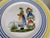 French Country 1960s Dinner Plates by Henriot Quimper Set of 7 For Sale - Image 3 of 7