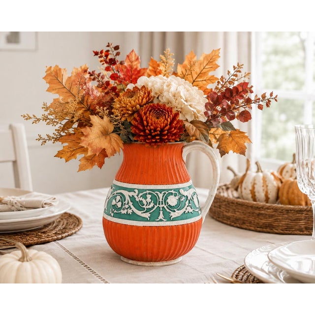 Antique English Salt Glaze Water Pitcher For Sale In Los Angeles - Image 6 of 6