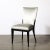 This sleek and well crafted Set of Six Mid-Century Modernist Shield Back Dining Chairs in Ebonized Walnut and Platinum...