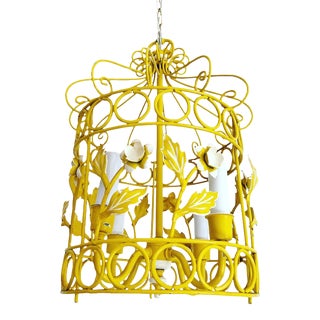 1950s Italian Birdcage Chandelier For Sale