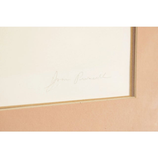 Vintage Signed Joan Purcell Young Boy Lithograph Print For Sale - Image 9 of 13