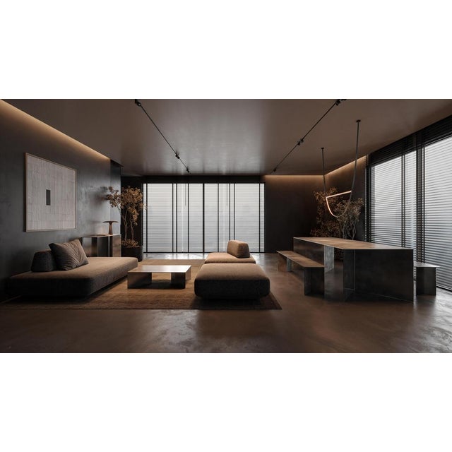 Not Yet Made - Made To Order Zen Stainless Steel Dining Table by Zincutec For Sale - Image 5 of 10