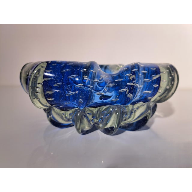 1970s Bullicante Murano Glass Ashtray from Manifattura Di Murano, 1970s For Sale - Image 5 of 7