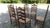 Item: Rush Dining Room Chairs Details: Great Designer Look Six Side Chairs Laddeback Design Great Carvings Rush Seats...