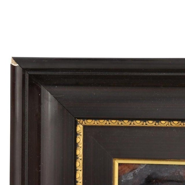 French 1940s French Limoges Enameled Copper Recreation of Frans Hals Painting, the Gypsy Girl For Sale - Image 3 of 9