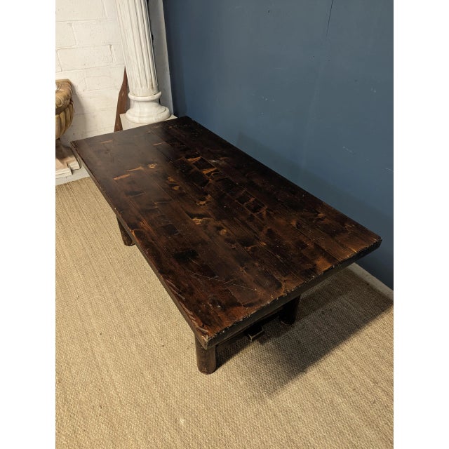 Table in Pine by Georges Robert For Sale - Image 5 of 7