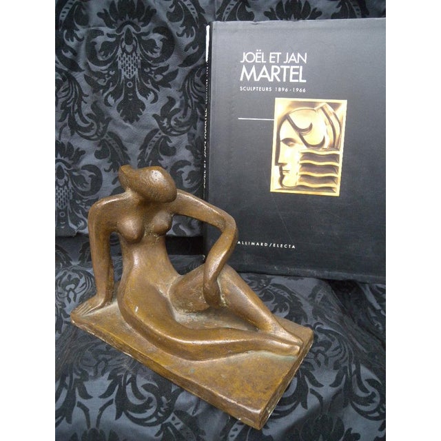 Joel & Jan Martel, Art Deco Bronze Figure Sculpture, 1930s, Bronze For Sale - Image 18 of 18