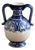 Hand Painted Mediterranean-Style Amphora Form Vase For Sale