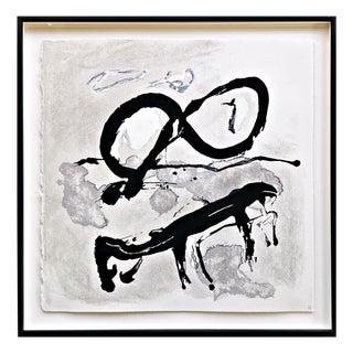 Emil Schumacher, Original Terragraph from the Book of Genesis, 1998, No. 12 For Sale