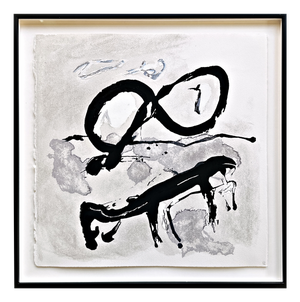 Emil Schumacher, Original Terragraph from the Book of Genesis, 1998, No. 12