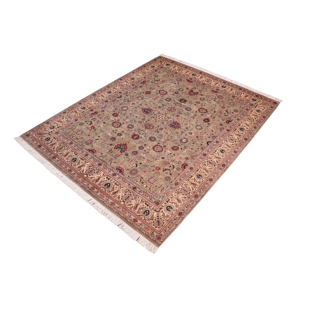 Designed with mesmerizing intricacy and gorgeous color palette, this hand-knotted masterpiece demonstrates the beauty and...