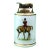 Abercrombie & Fitch X Cyril Gorainoff Porcelain Fox-Hunter W/ Evans Brass Lighter For Sale