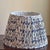 Vintage Blue and White Jacobean Style Floral Pleated Lampshade For Sale - Image 17 of 17