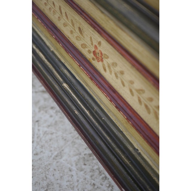 Habersham Style Hand Painted Armoire Tv Unit For Sale - Image 15 of 16