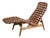 Early Mid-Century Danish Wooden Chaise Lounge by Arne Vodder for Bovirke, 1950s For Sale